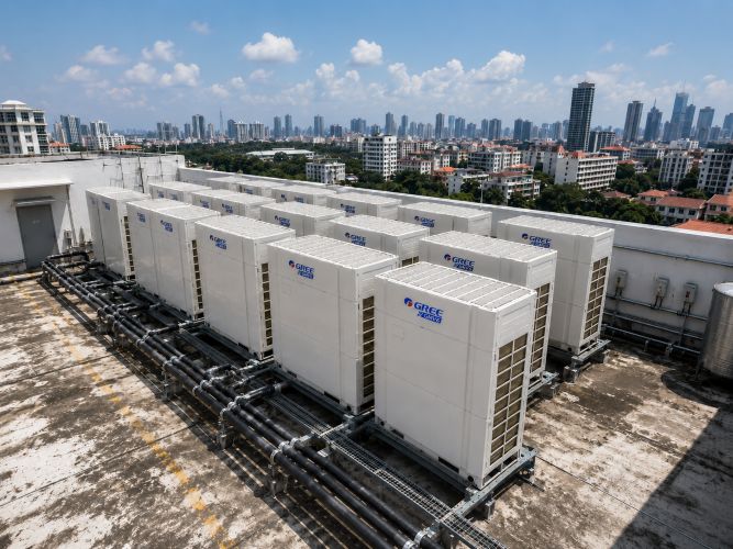 Gree World Largest HVAC Manufacturer | Outdoor HVAC Storage: Photovoaltic