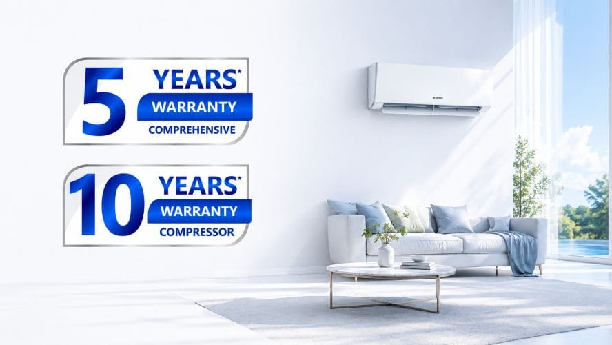 5 Years Comprehensive warranty