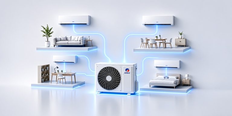 Gree Freematch Aircon Unit: 1 Outdoor Air-con Unit to 5 Indoor Air-con Units